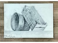 “Still life with pencil – drawing”