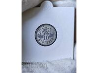 Jeton 10 cenți „Scaun militar” Regatul Bulgariei