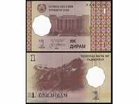 TAJIKISTAN 1 Diram TAJIKISTAN 1 Diram, P10, 1999 UNC /c