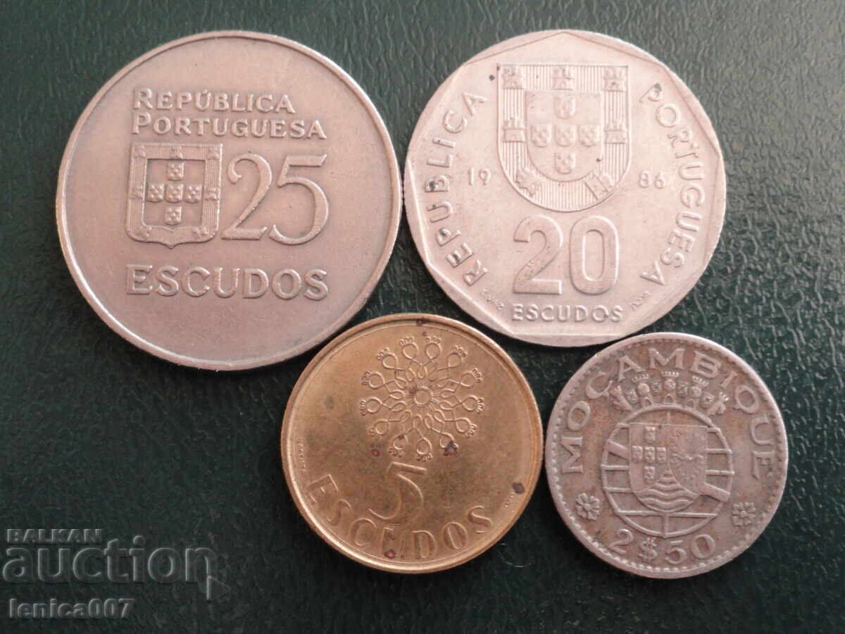 Portugal - Coins (4 pieces) - 6