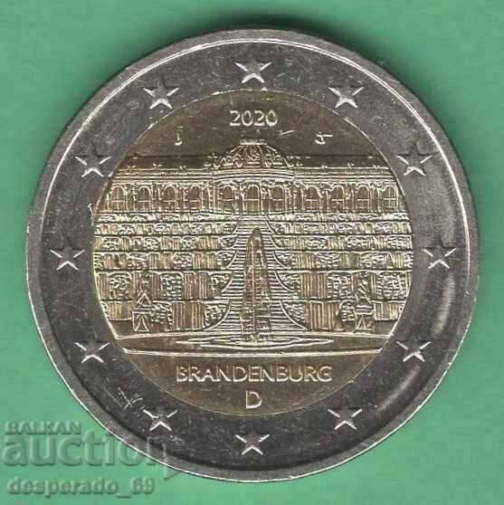 (¯` '• .¸ 2 ευρώ 2020 D ΓΕΡΜΑΝΙΑ ¸. •' ´¯)