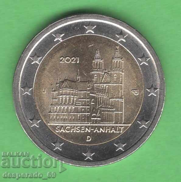 (¯` '• .¸ 2 euro 2021 D GERMANY UNC- ¸. •' ´¯) (¯` '• .¸ 2 euro 2021 D GERMANY UNC- ¸. •' ´¯)