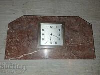 Beautiful table clock France granite mechanical interesting