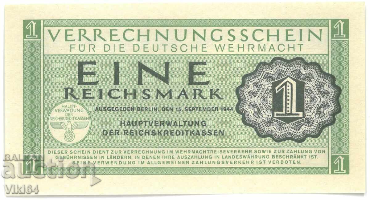 Germany 1 Mark 1944 Wehrmacht Swastika