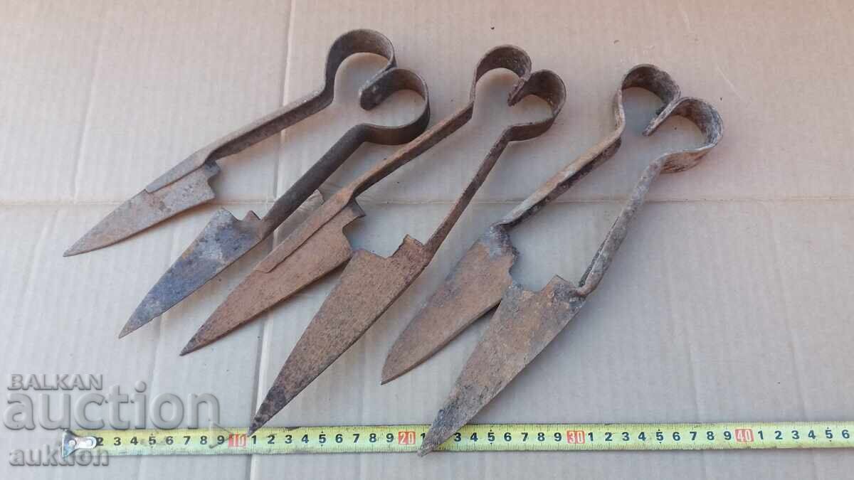 Delivery of lot of 3 sheep shearing scissors Delivery of lot of 3 sheep shearing scissors