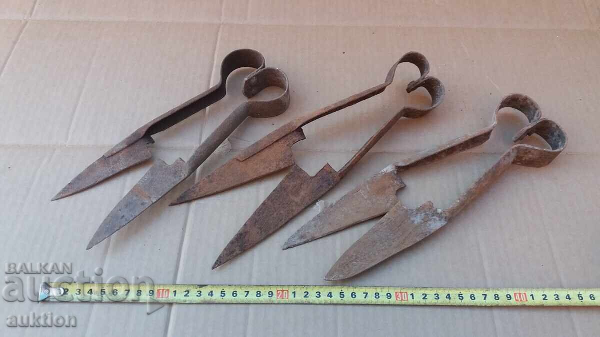 lot of 3 sheep shearing scissors - 6 lot of 3 sheep shearing scissors - 6