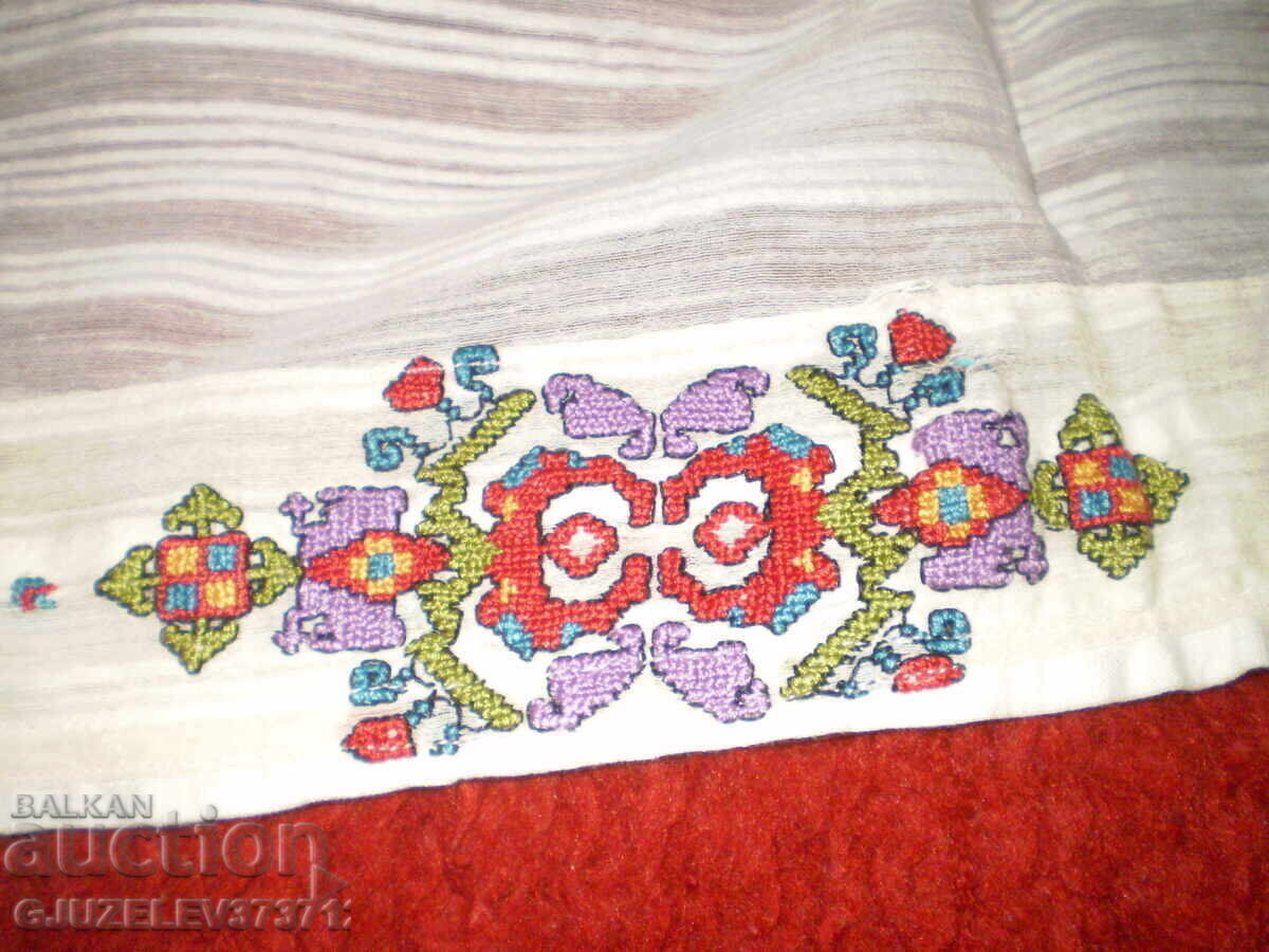 Antique vintage 1930s silk curtain Antique vintage 1930s silk curtain