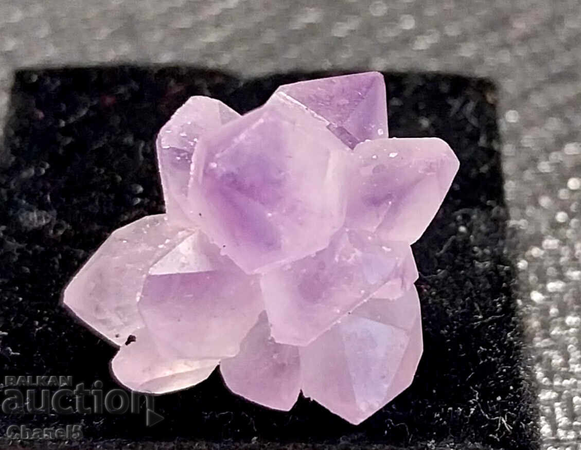 GENTLE AMETHYST CRYSTALS FORMATION - (681) with price 16.00 BGN | € 8.18 GENTLE AMETHYST CRYSTALS FORMATION - (681) with price 16.00 BGN | € 8.18