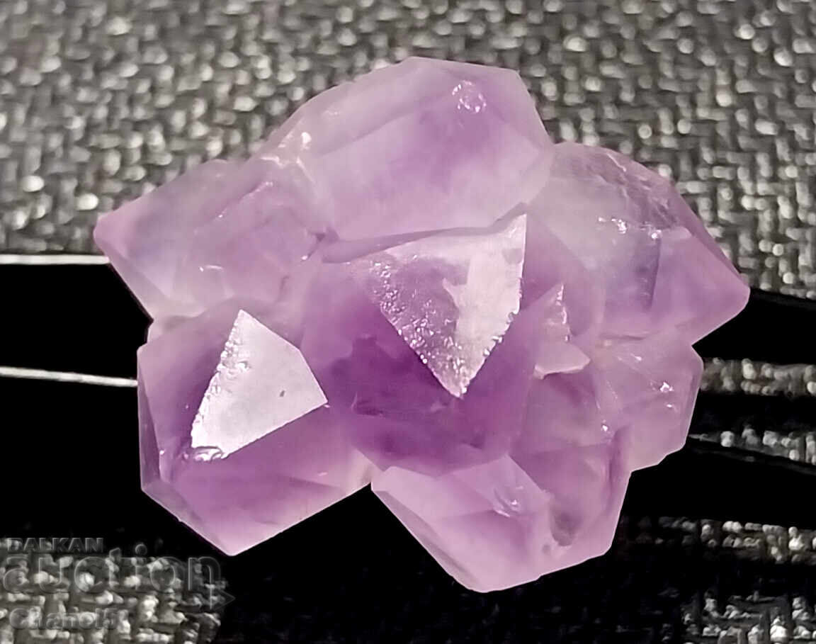 GENTLE AMETHYST CRYSTALS FORMATION - (683) with price 22.00 BGN | € 11.25 GENTLE AMETHYST CRYSTALS FORMATION - (683) with price 22.00 BGN | € 11.25