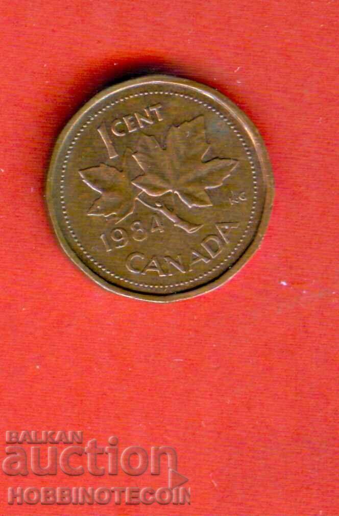 КАНАДА CANADA 1 цент емисия - issue 1984 - КРАЛИЦА КАНАДА CANADA 1 цент емисия - issue 1984 - КРАЛИЦА