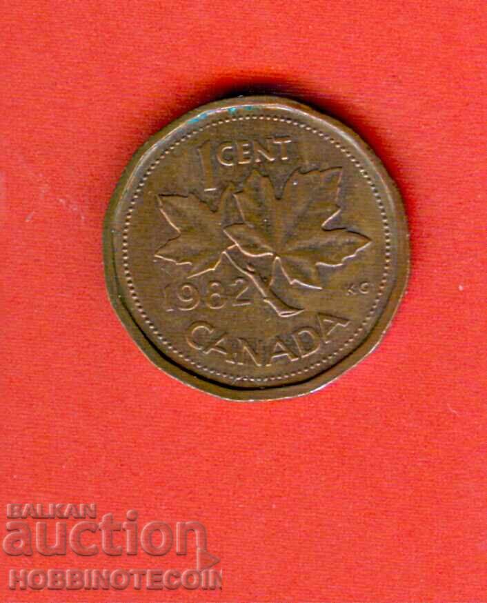 CANADA CANADA 1 cent issue - issue 1982 - QUEEN CANADA CANADA 1 cent issue - issue 1982 - QUEEN