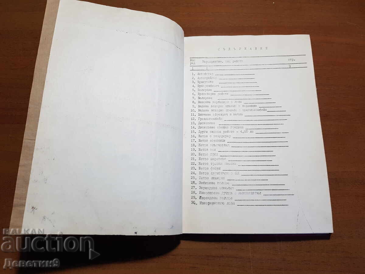 Аукцион Стар машинопис „Трудови норми“ АПК Янтра Аукцион Стар машинопис „Трудови норми“ АПК Янтра