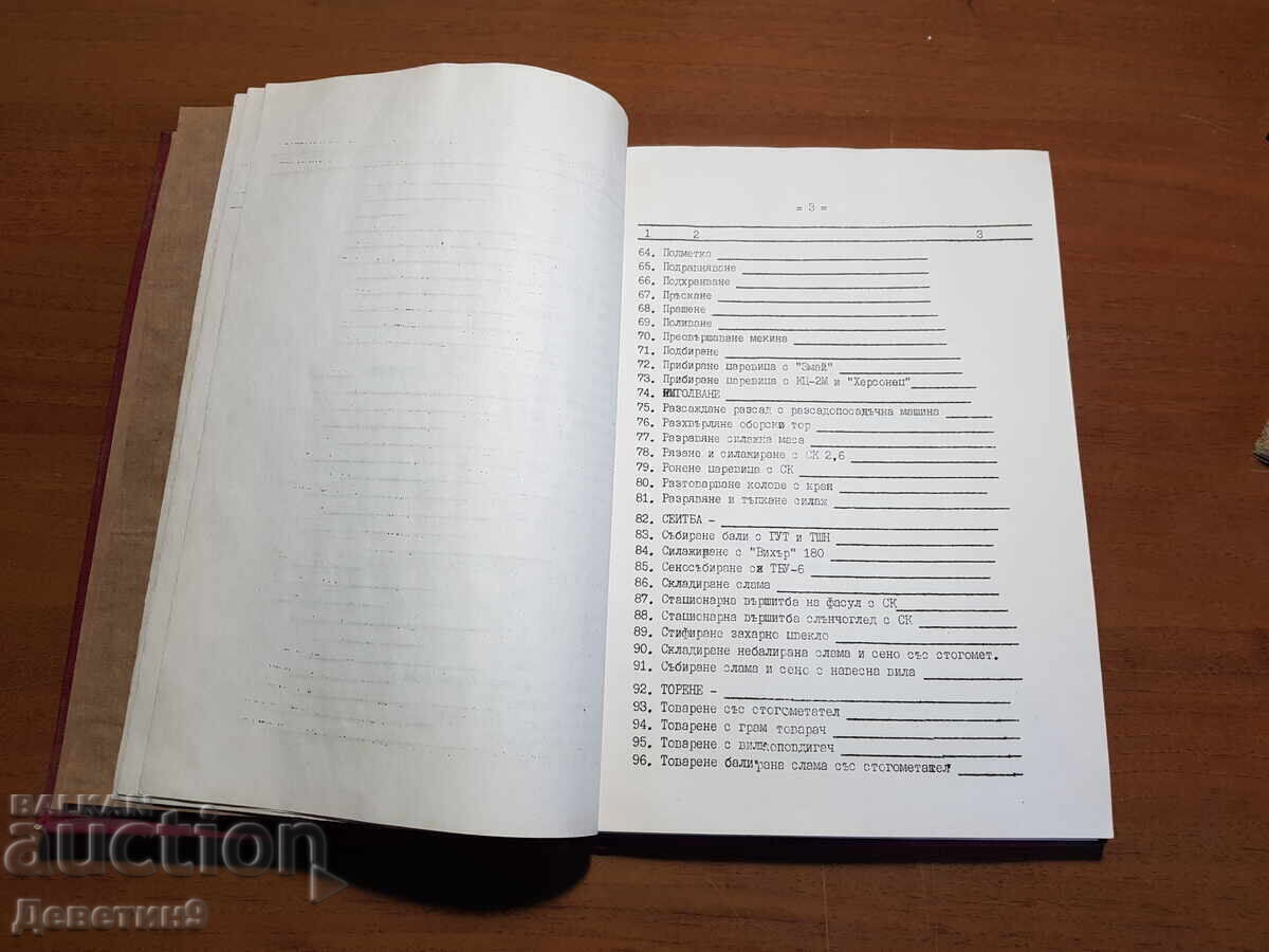 Доставка на Стар машинопис „Трудови норми“ АПК Янтра Доставка на Стар машинопис „Трудови норми“ АПК Янтра