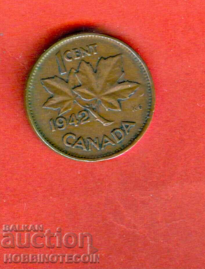 CANADA CANADA 1 cent issue - issue 1942 - KING