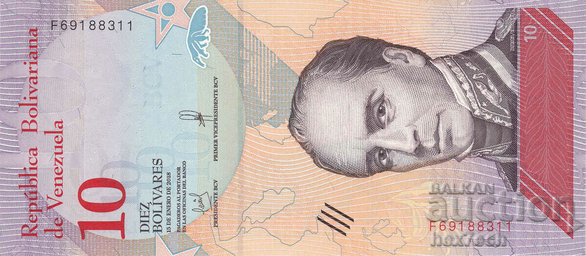 ❤️ ⭐ Venezuela 2018 10 Bolivar UNC new ⭐ ❤️ with price 1.39 BGN | € 0.71 ❤️ ⭐ Venezuela 2018 10 Bolivar UNC new ⭐ ❤️ with price 1.39 BGN | € 0.71