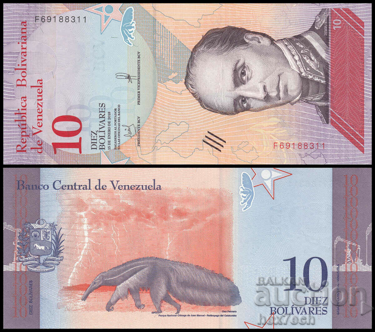 ❤️ ⭐ Venezuela 2018 10 Bolivar UNC new ⭐ ❤️ ❤️ ⭐ Venezuela 2018 10 Bolivar UNC new ⭐ ❤️
