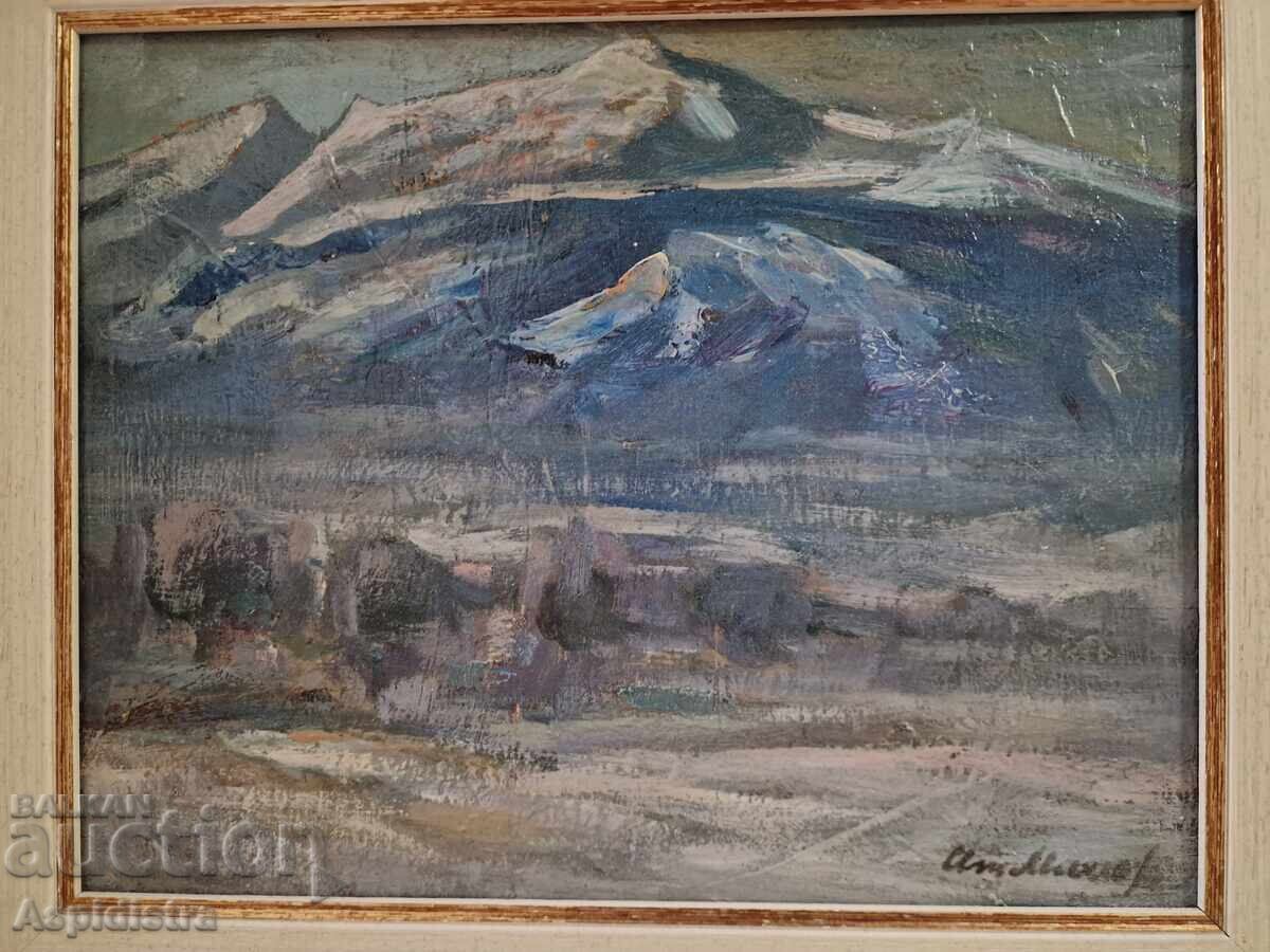 Painting by Atanas Mihov with price 1400.00 BGN | € 715.81 Painting by Atanas Mihov with price 1400.00 BGN | € 715.81