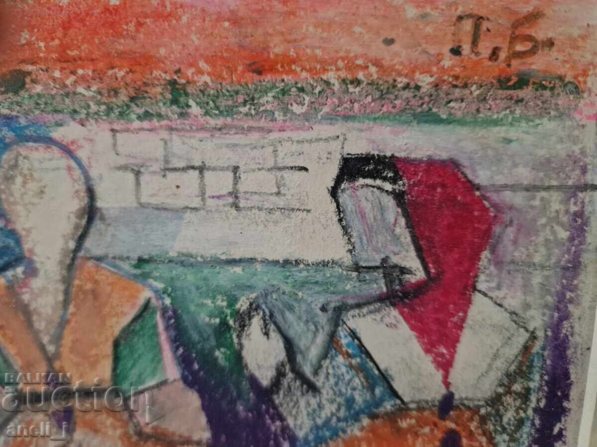 Παστέλ σχέδιο του Pencho Balkanski - 5 Παστέλ σχέδιο του Pencho Balkanski - 5