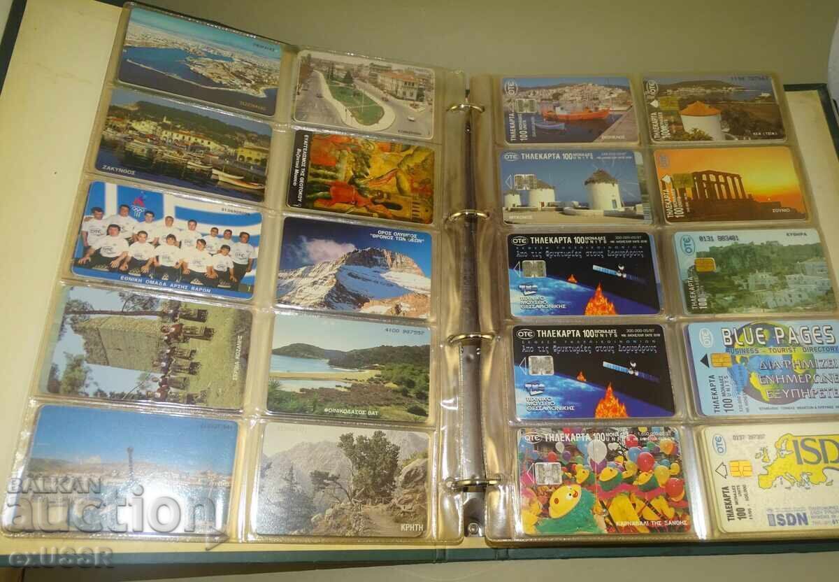 Auction 270 Greek phone cards, 120lv. all Auction 270 Greek phone cards, 120lv. all