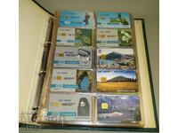 270 Greek phone cards, 120lv. all