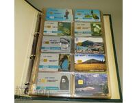 270 Greek phone cards, 120lv. all