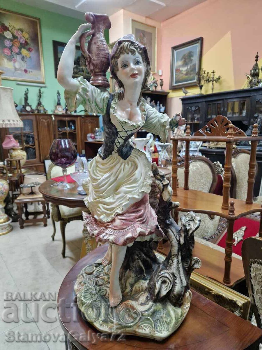 Unique huge Italian figure statuette Capodimonte with price 556.00 BGN | € 284.28 Unique huge Italian figure statuette Capodimonte with price 556.00 BGN | € 284.28