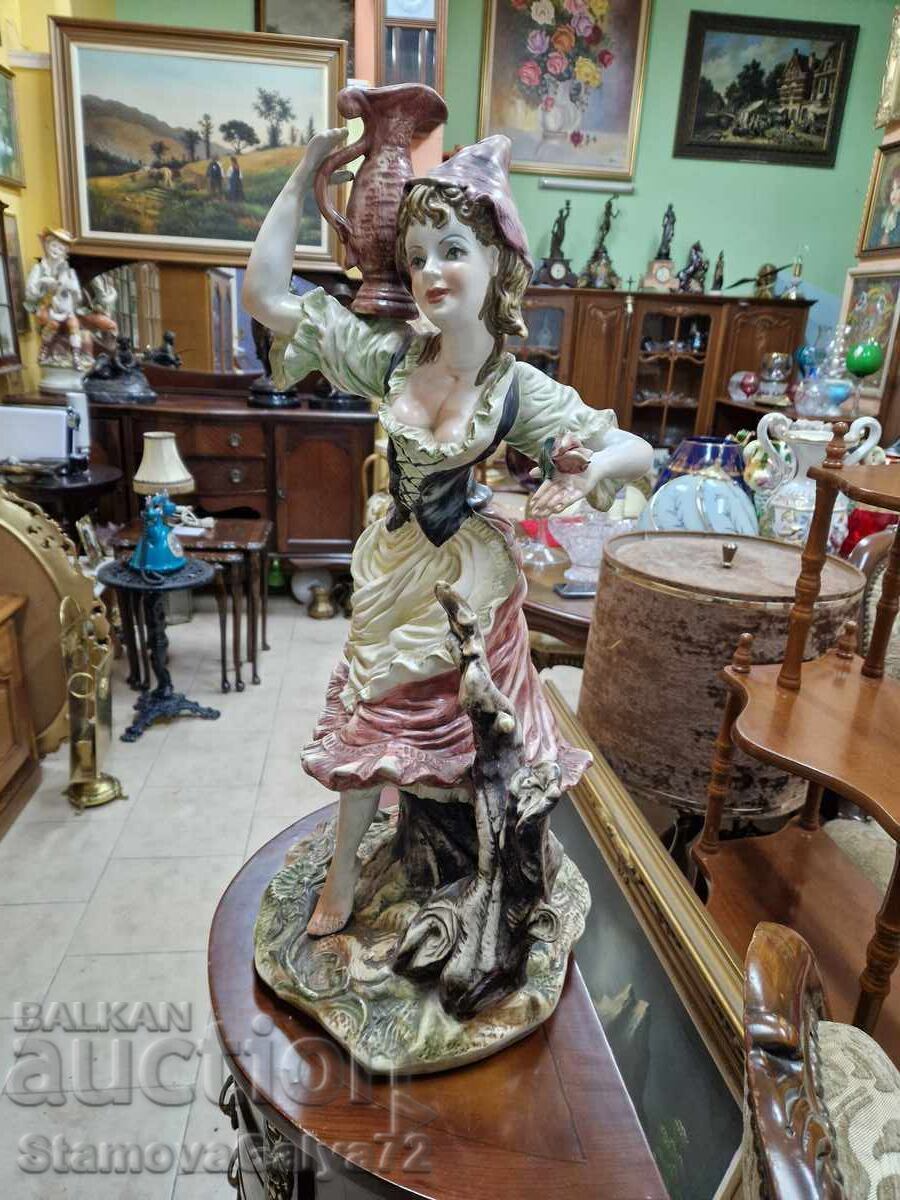 Delivery of Unique huge Italian figure statuette Capodimonte Delivery of Unique huge Italian figure statuette Capodimonte