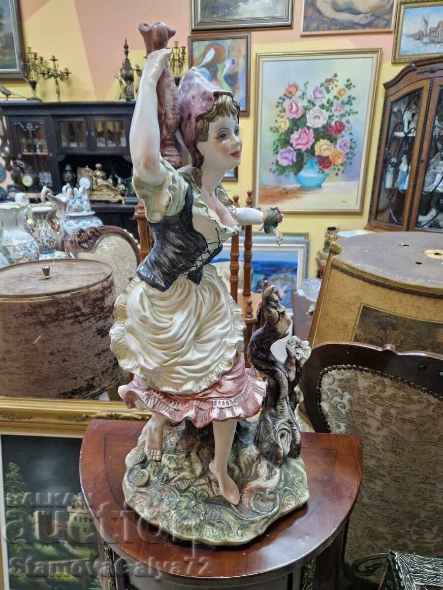 Unique huge Italian figure statuette Capodimonte - 5 Unique huge Italian figure statuette Capodimonte - 5
