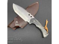 High quality hunting knife 145x270, leather sheath