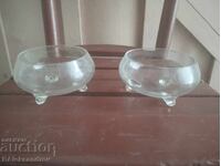 Interesting glass sugar bowls