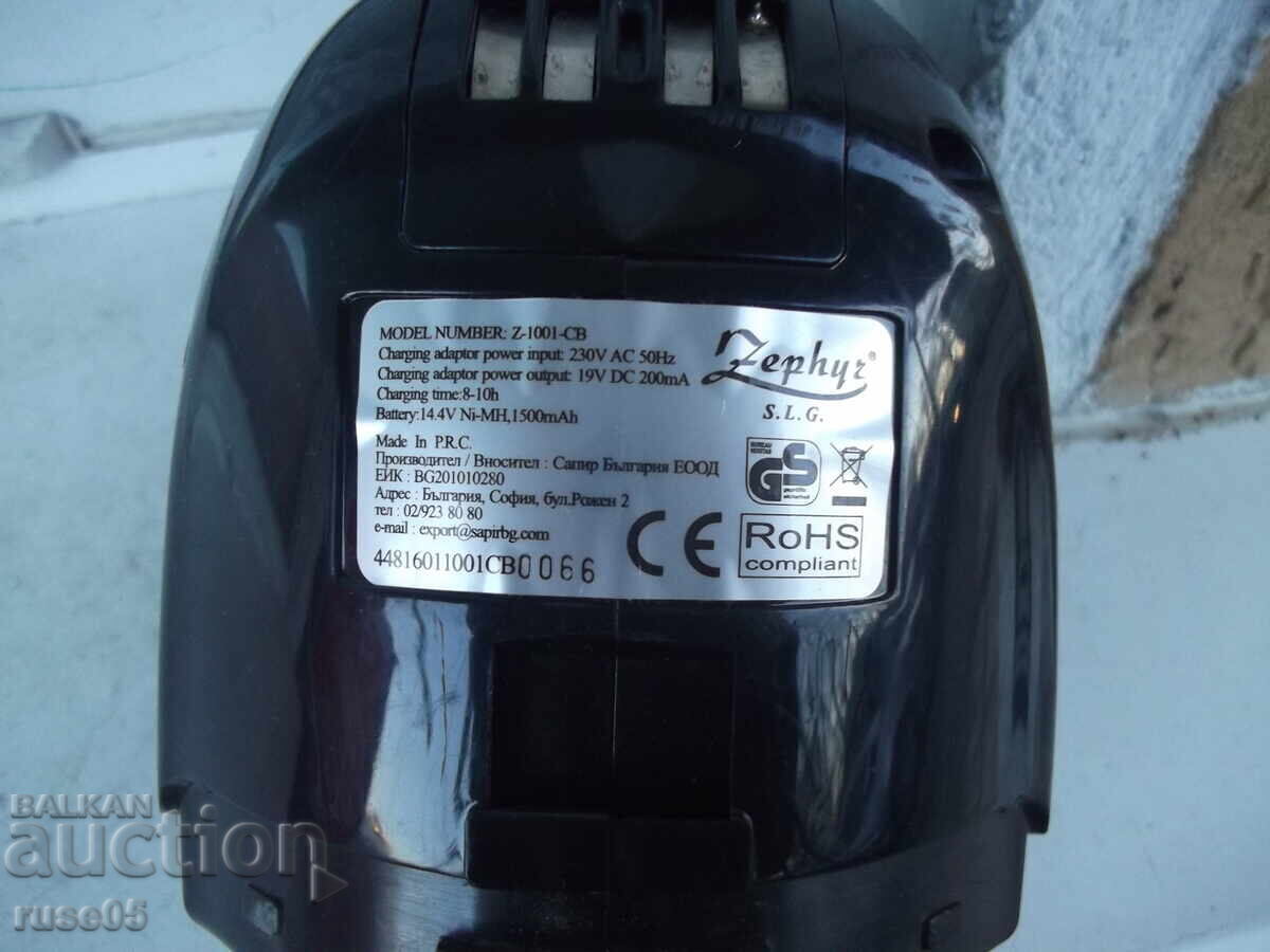 Aspirator "Zephyr - Z-1001-CB" cu baterie - 7 Aspirator "Zephyr - Z-1001-CB" cu baterie - 7
