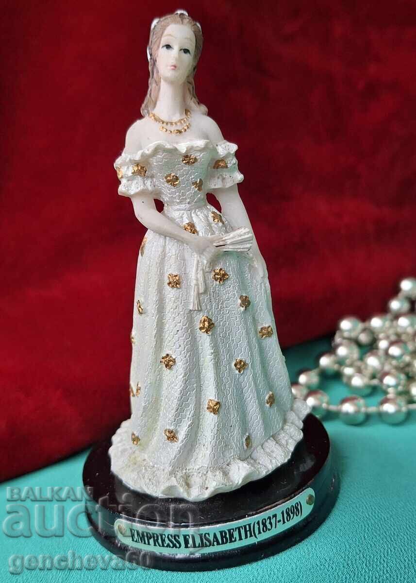 Collectible miniature statuette of Princess Sisi with price 15.00 BGN | € 7.67 Collectible miniature statuette of Princess Sisi with price 15.00 BGN | € 7.67