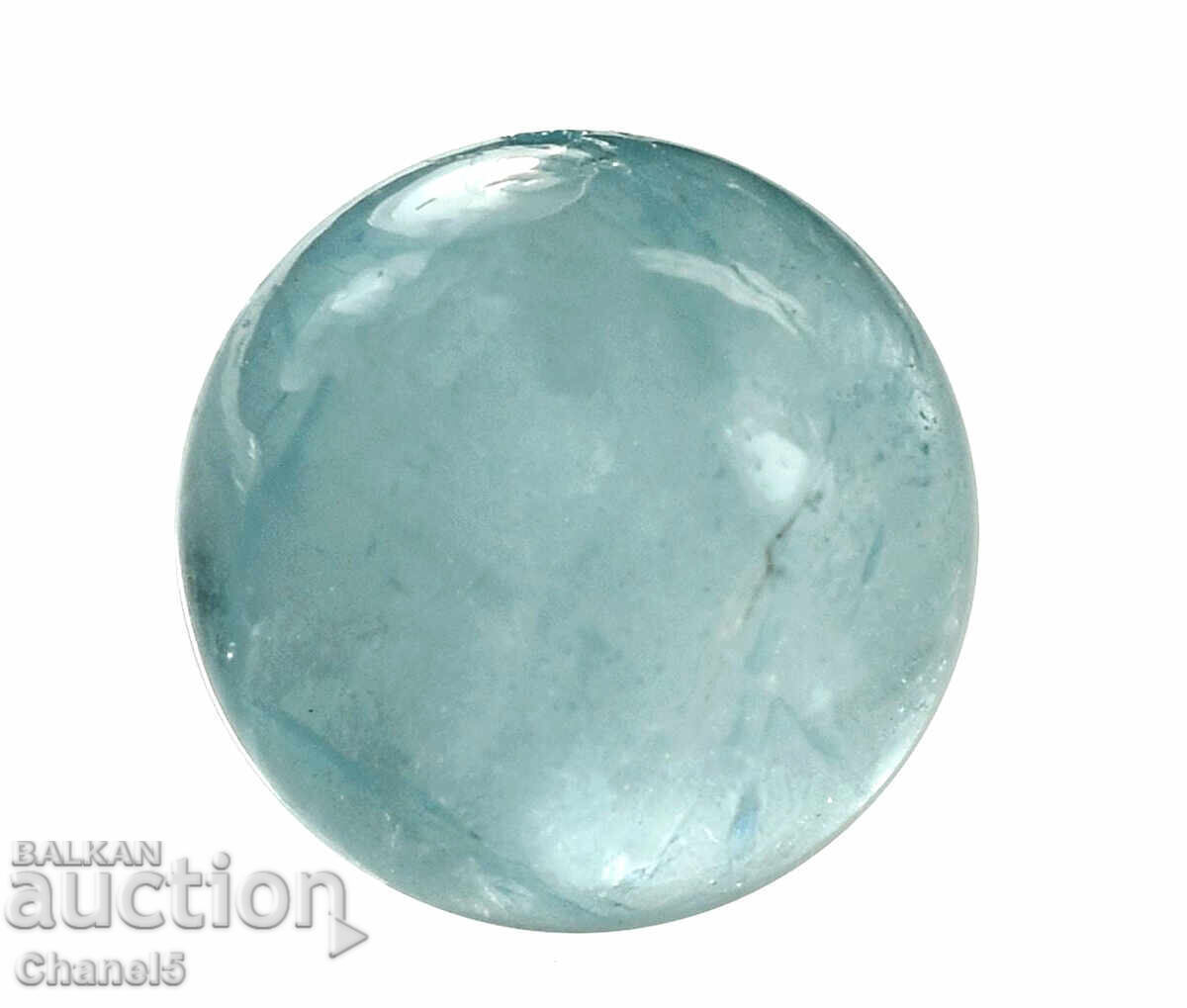 NATURAL AQUAMARINE - SPHERE, BALL - 7.40 carats (567) with price 38.00 BGN | € 19.43