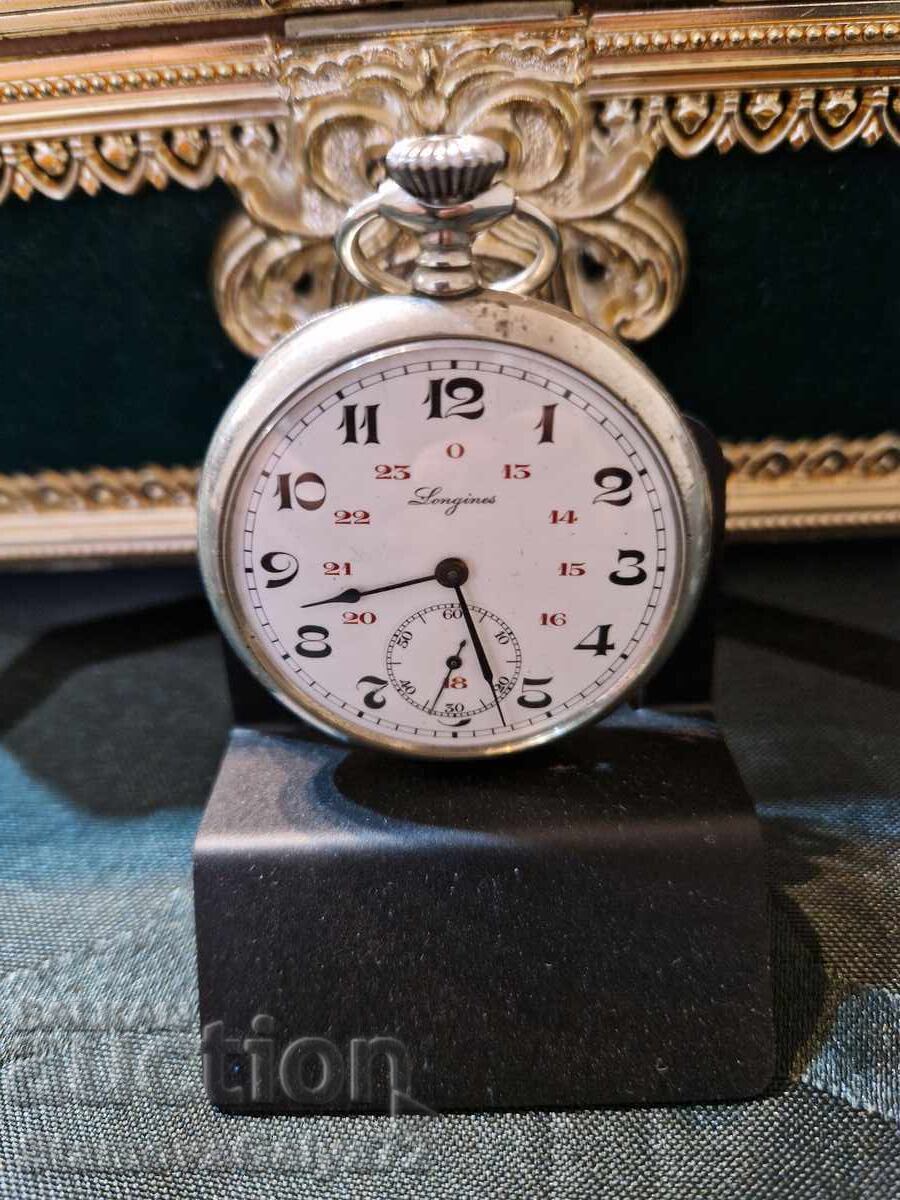 Antique Swiss Longines pocket watch with price 488.00 BGN | € 249.51 Antique Swiss Longines pocket watch with price 488.00 BGN | € 249.51