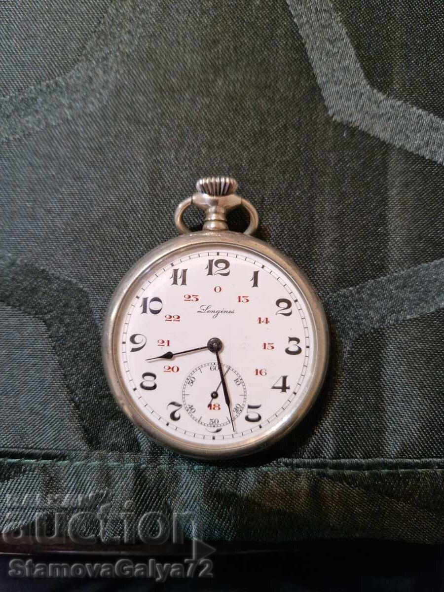 Ρολόι τσέπης Antique Swiss Longines - 5