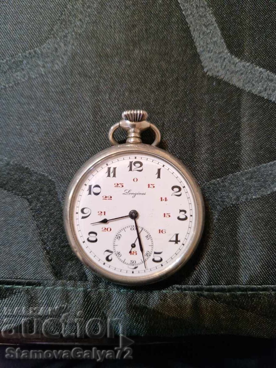 Ρολόι τσέπης Antique Swiss Longines - 5