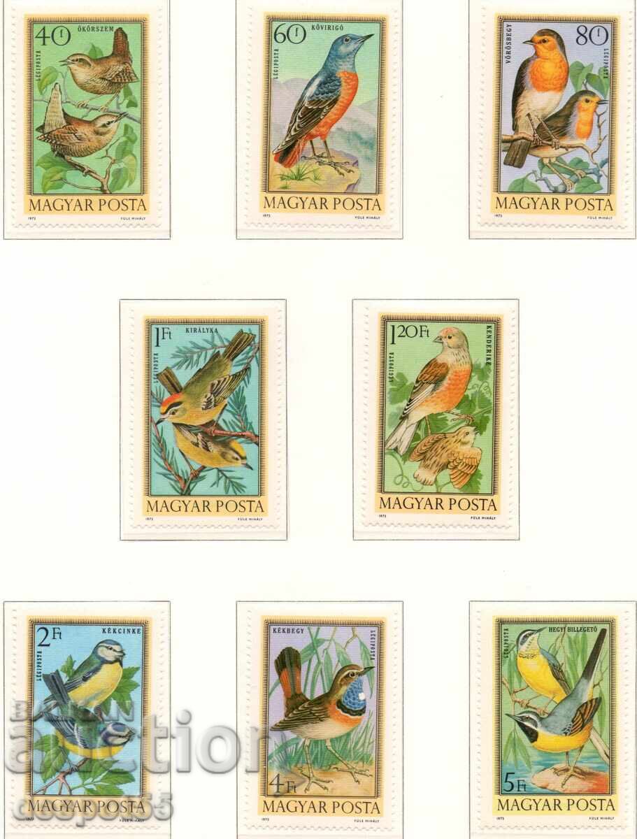 1973. Унгария. Птици.