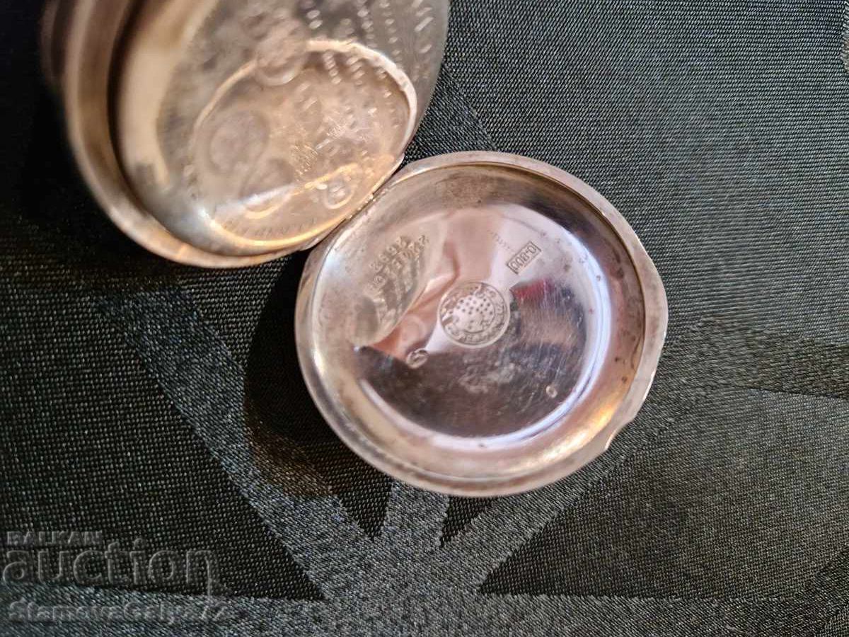 Antique silver Swiss pocket watch ZENITH - 5