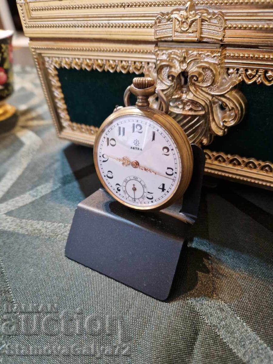 Доставка на Рядък антикварен джобен часовник Junghans Astra