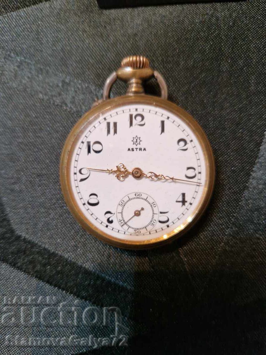 Ceas de buzunar Junghans Astra antic rar - 5