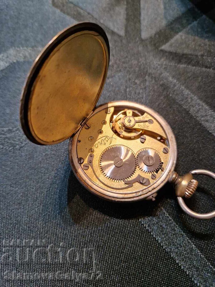 Ceas de buzunar Junghans Astra antic rar - 6