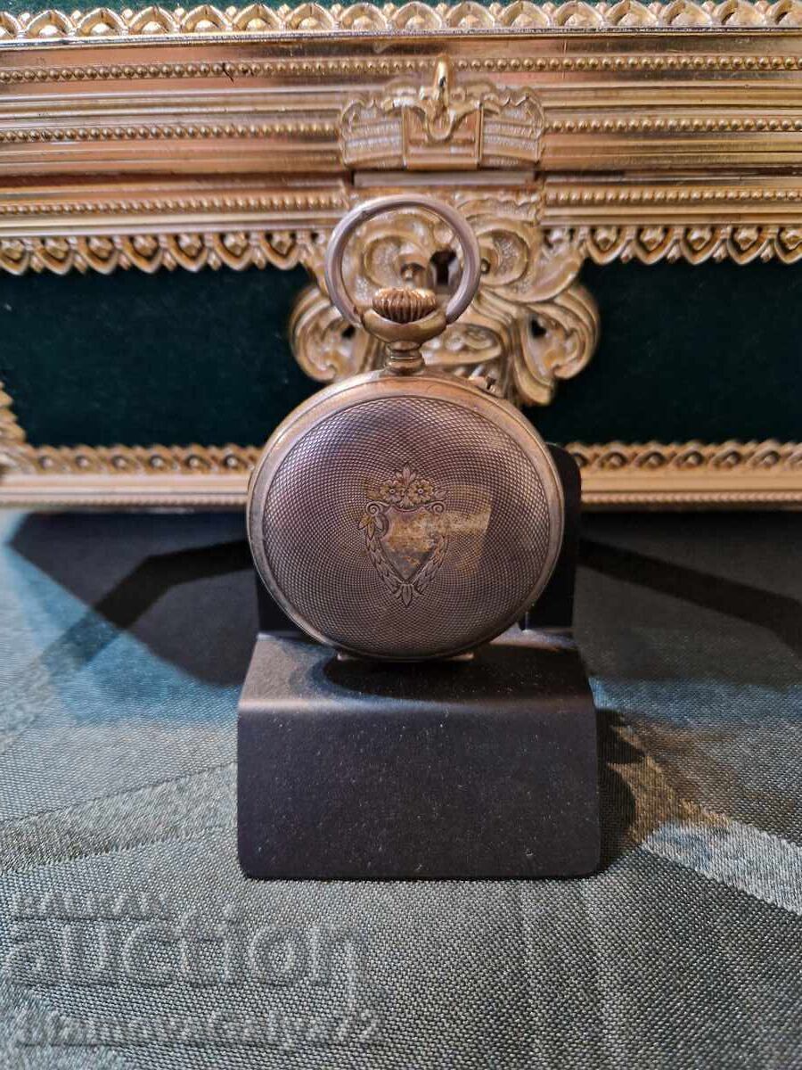 Σπάνιο ρολόι τσέπης Junghans Astra αντίκα - 7 Σπάνιο ρολόι τσέπης Junghans Astra αντίκα - 7