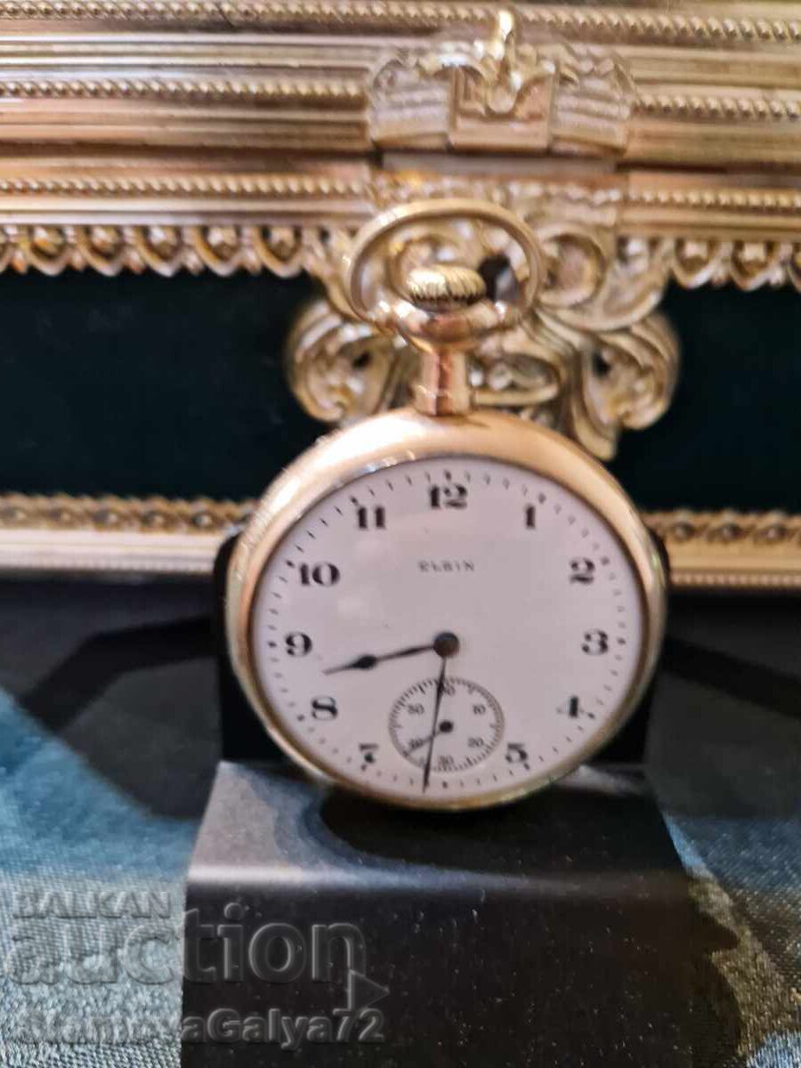 Beautiful American pocket watch ELGIN - 5 Beautiful American pocket watch ELGIN - 5