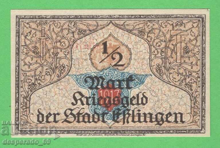 (¯`'•.¸NOTGELD (orașul Erlingen) 1921 UNC -50 pfennig¸.•'´¯) cu preț € 1.50 | 2.93 BGN