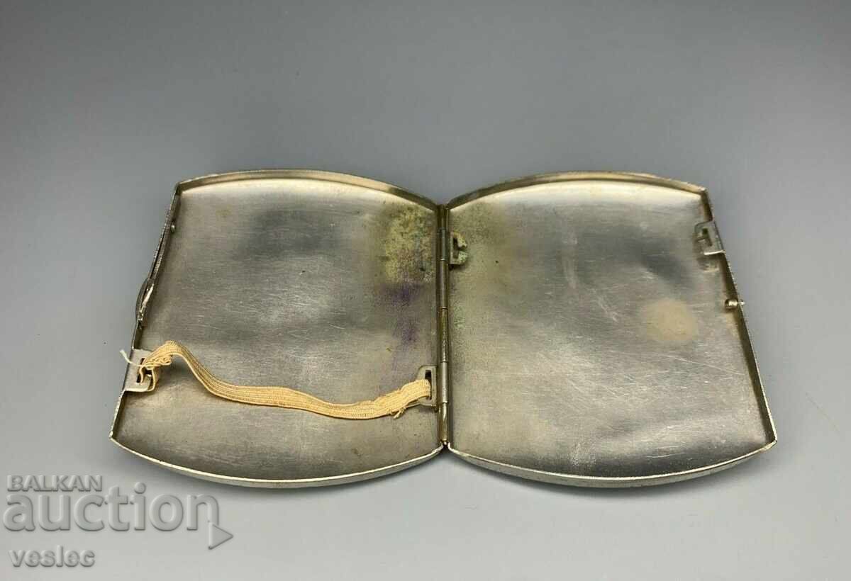 1908 Παλιά τουρκική ταμπακιέρα Επιγραφή της Επανάστασης των Νέων Τούρκων - 6