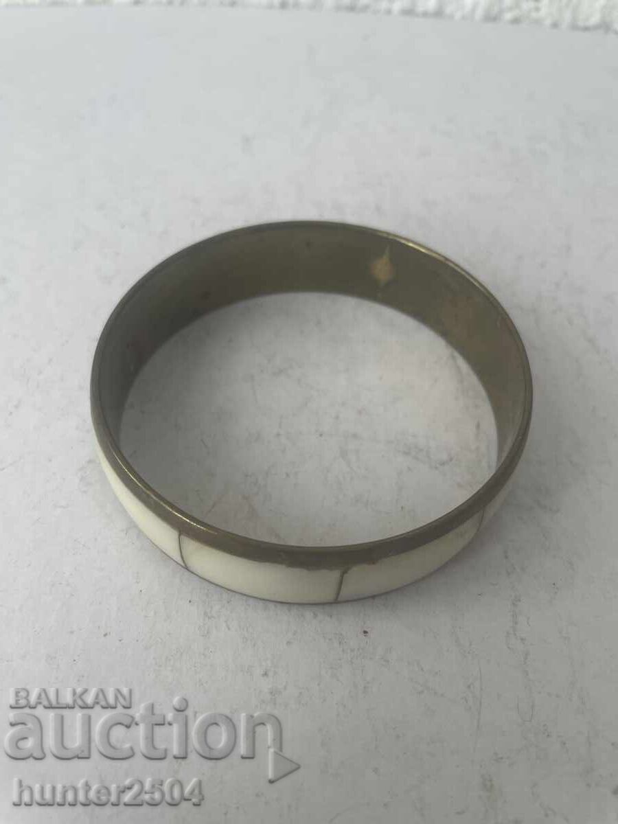 Bratara sidef si alama, 6,5 cm