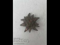 Edelweiss badge-3 cm, bronze