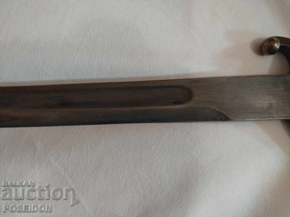 Auction  Saber, broadsword, knife, sword, briquette