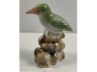 LARGE PORCELAIN FIGURE STATUE PARROT BIRD HEALTHY