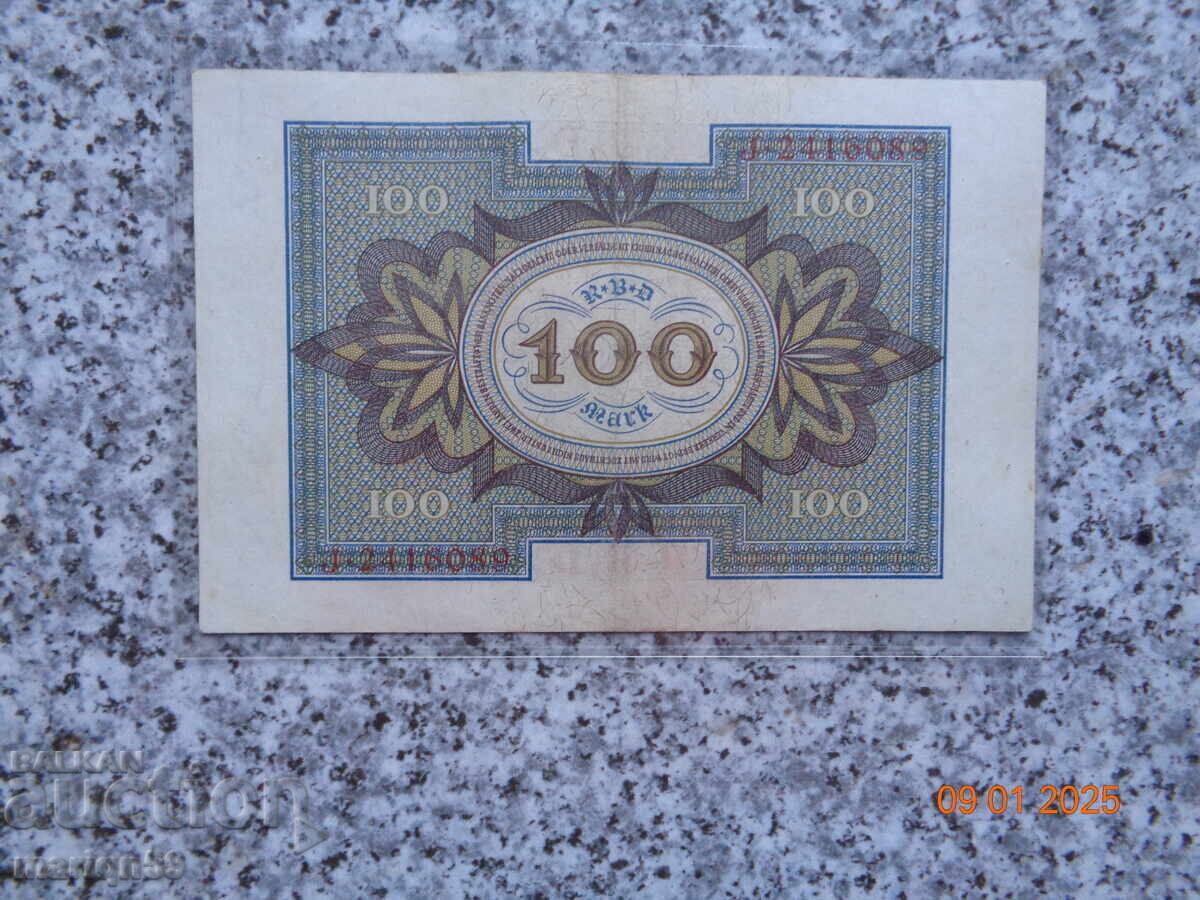 Excelentă bancnotă de 100 de mărci Excelentă E - 1920 cu preț € 5.00 | 9.78 BGN